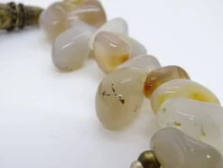 Pamono Necklace in Quartz and Aged Bronze, 1990s><noscript><img width=