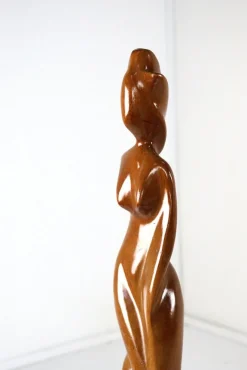 Pamono Nelson Morales, Figurative Sculpture, Wood> Abstraction