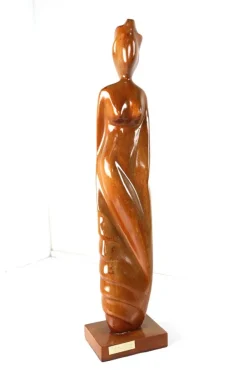 Pamono Nelson Morales, Figurative Sculpture, Wood><noscript><img width=
