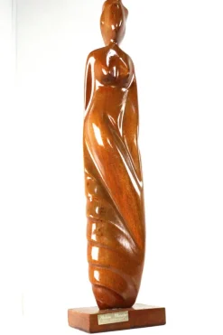 Pamono Nelson Morales, Figurative Sculpture, Wood><noscript><img width=