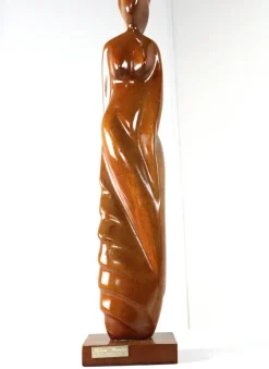 Pamono Nelson Morales, Figurative Sculpture, Wood><noscript><img width=