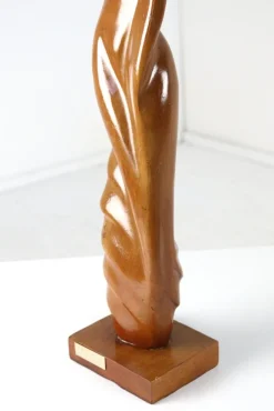 Pamono Nelson Morales, Figurative Sculpture, Wood><noscript><img width=