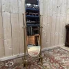 Clearance Pamono Neoclassical Brass Psyche Mirror