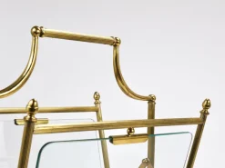 Pamono Neoclassical Magazine Rack from Maison Jansen, France, 1950s><noscript><img width=