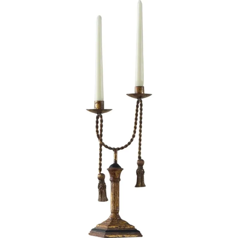 Discount Pamono Neoclassical Rope and Tassel Candleholder, 1970s