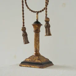 Discount Pamono Neoclassical Rope and Tassel Candleholder, 1970s