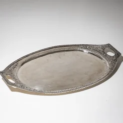 Sale Pamono Neoclassical Silver Tray from Weißenfels, 1811