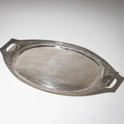 Sale Pamono Neoclassical Silver Tray from Weißenfels, 1811