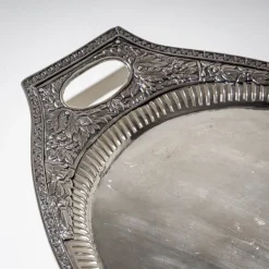 Sale Pamono Neoclassical Silver Tray from Weißenfels, 1811