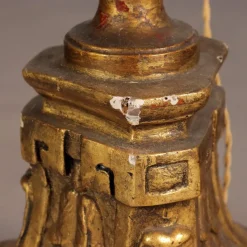 Hot Pamono Neoclassical Style Linden Floor Lamp, Italy, 20th Century