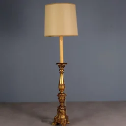 Hot Pamono Neoclassical Style Linden Floor Lamp, Italy, 20th Century