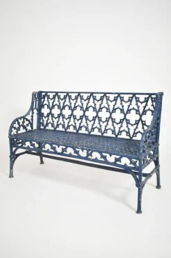 Pamono Neo-Gothic Cast Iron Bench, 19th Century> Garden Seating