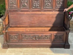Pamono Neo-Gothic Castle Safe Bench