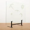Pamono Neolia Folding Screen with Black Lacquered Flat Steel Base by Andrea Branzi for Zanotta, 1989> Room Dividers & Screens