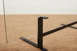 Pamono Neolia Folding Screen with Black Lacquered Flat Steel Base by Andrea Branzi for Zanotta, 1989><noscript><img width=