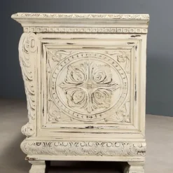 Pamono Neo-Renaissance Chest in Wood