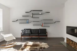 Pamono Network Shelves Black, Model Set 3 by Julien Vidame><noscript><img width=
