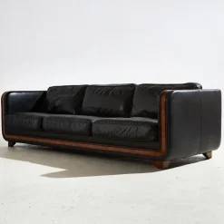 Online Pamono New York Leather Sofa Set by Alberto Nieri for Galeria Nieri, 1980s, Set of 3