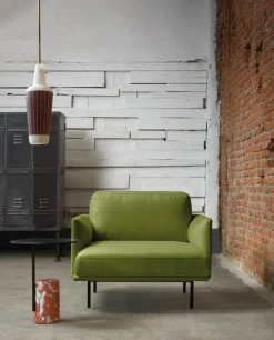 Pamono New York Lounge Chair in Metal and Leather Upholstery by Quinti Sedute> Seating