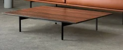 Best Pamono New York Low Coffee Table in Black Painted Metal and Ebony Wood by Quinti Sedute