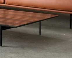 Best Pamono New York Low Coffee Table in Black Painted Metal and Ebony Wood by Quinti Sedute