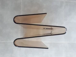 Pamono Newspaper Holder in Acrylic Glass, 1970s> Magazine Racks