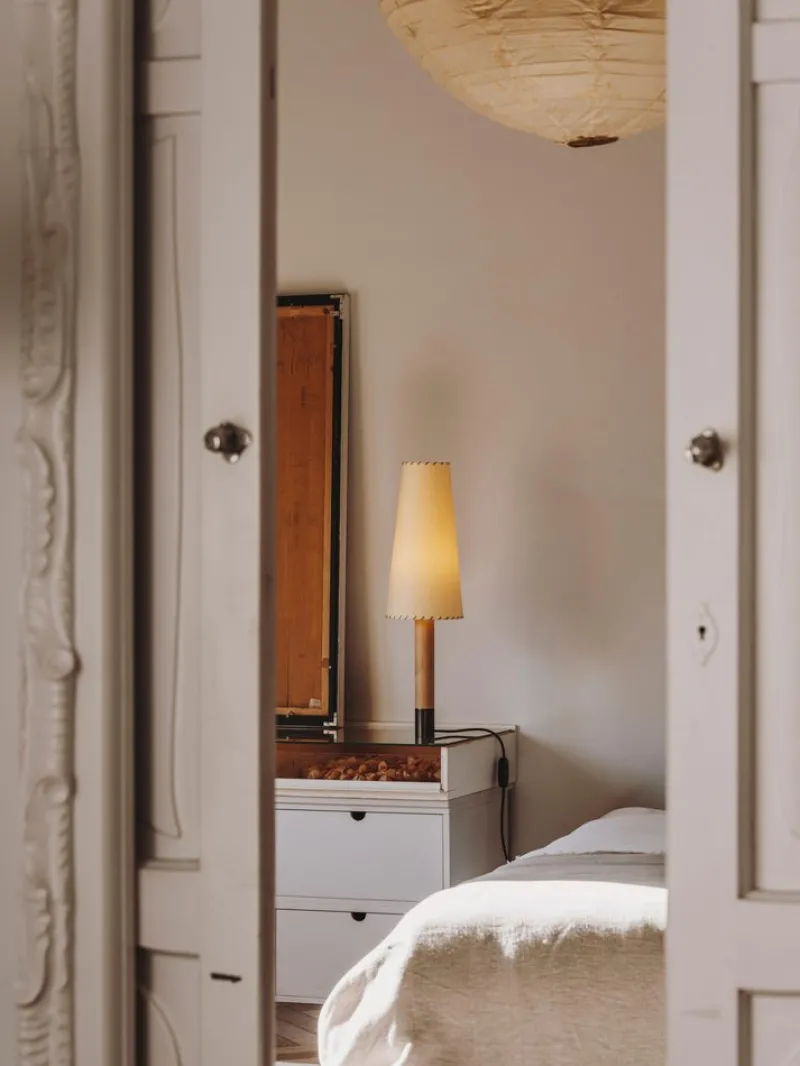 Pamono Nickel Básica M2 Table Lamp by Santiago Roqueta, Santa & Cole> Table Lamps
