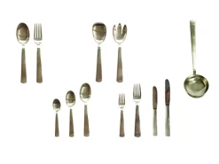 Pamono Nickel Silver Cutlery Set by Gio Ponti for Calderoni, 1960s, Set of 89> Cutlery & Serving Utensils