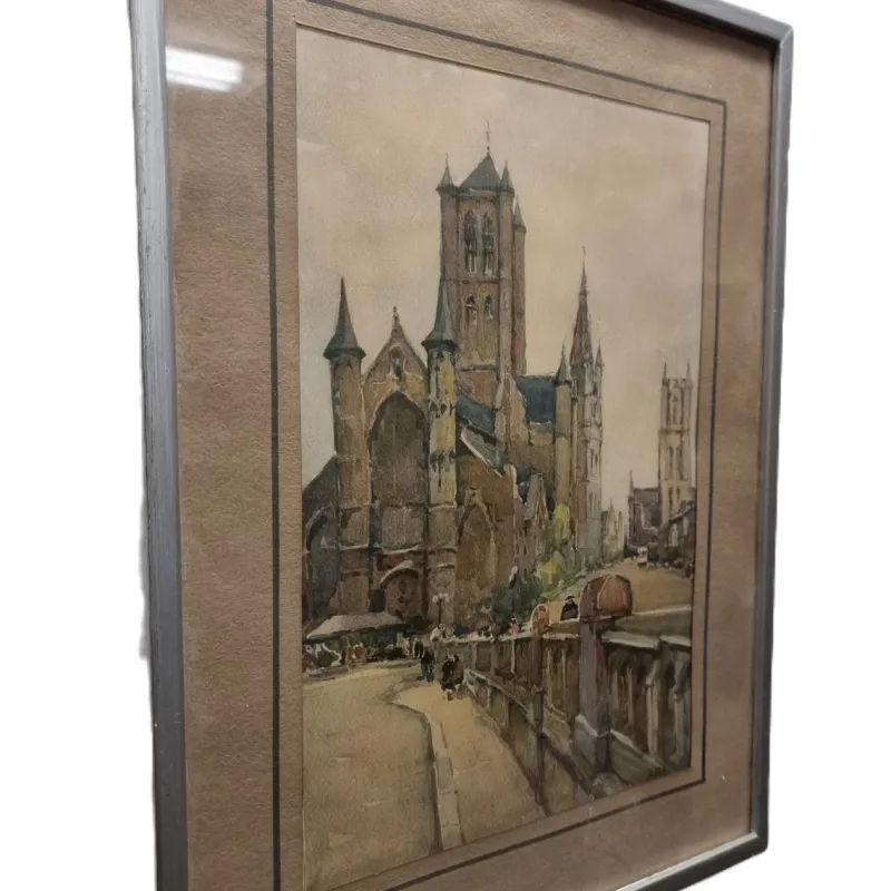Sale Pamono Nicolas Markovitch Ghent, 1930, Watercolor