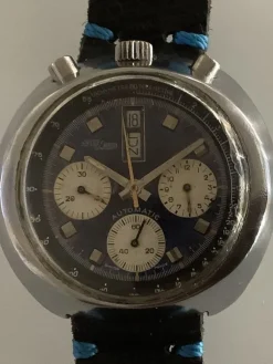 Pamono Nicolet Bullhead Watch, 1970s