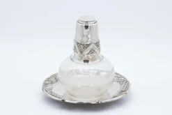 Pamono Night Bottle in Cut Glass
