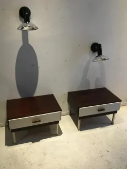 Best Pamono Night Stands, 1970s, Set of 2
