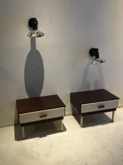 Best Pamono Night Stands, 1970s, Set of 2