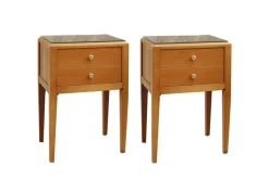 Online Pamono Nightstands with Drawers, 1970s, Set of 2