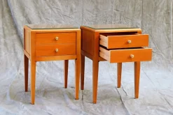 Online Pamono Nightstands with Drawers, 1970s, Set of 2