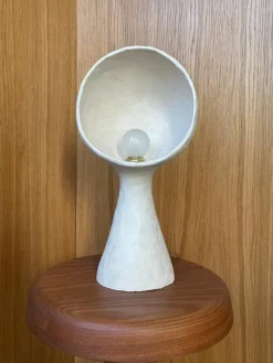 Pamono Ninfea White Stoneware Lamp by Renzo Maar> Table Lamps