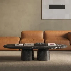 Pamono Nissa Nero Marquinia Marquinia Coffee Table by Ivan Colominas> Tables