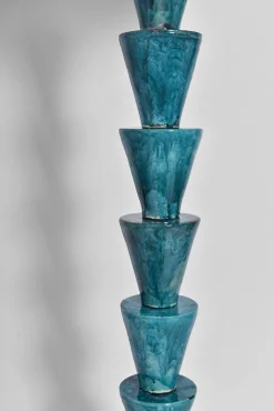 Pamono Nizwa Turquoise Floor Lamp by Barracuda Interiors><noscript><img width=