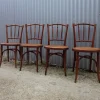 Clearance Pamono No. 66 Bistro Dining Chairs from Thonet, Vienna, Austria, 1910s, Set of 4