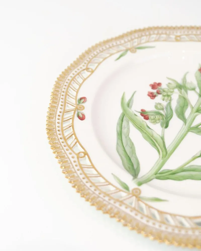 Sale Pamono No. 20/3554 Flora Danica Lunch Plate by Royal Copenhagen, 1960s