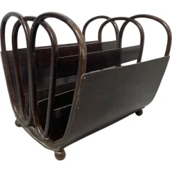 Best Pamono No. 1069 Magazine Holder attributed to Koloman Moser for J&J Kohn, 1890s