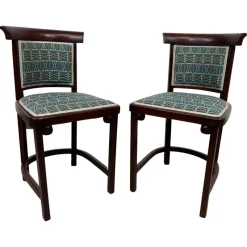 New Pamono No. 423 Salon Chairs attributed to Josef Hoffmann for J&J Kohn, 1905, Set of 2