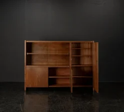 Pamono No. 37 Sideboard in Walnut by Bruno Paul for VEB Deutsche Werkstätten Hellerau, 1935><noscript><img width=