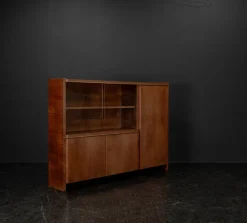 Pamono No. 37 Sideboard in Walnut by Bruno Paul for VEB Deutsche Werkstätten Hellerau, 1935><noscript><img width=