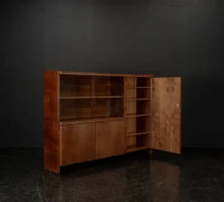 Pamono No. 37 Sideboard in Walnut by Bruno Paul for VEB Deutsche Werkstätten Hellerau, 1935><noscript><img width=