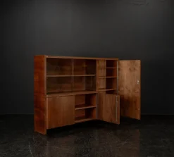 Pamono No. 37 Sideboard in Walnut by Bruno Paul for VEB Deutsche Werkstätten Hellerau, 1935><noscript><img width=