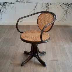 Clearance Pamono No. 5501 Swivel Chair in Bentwood from Thonet/ZPM Radomsko, 1960s