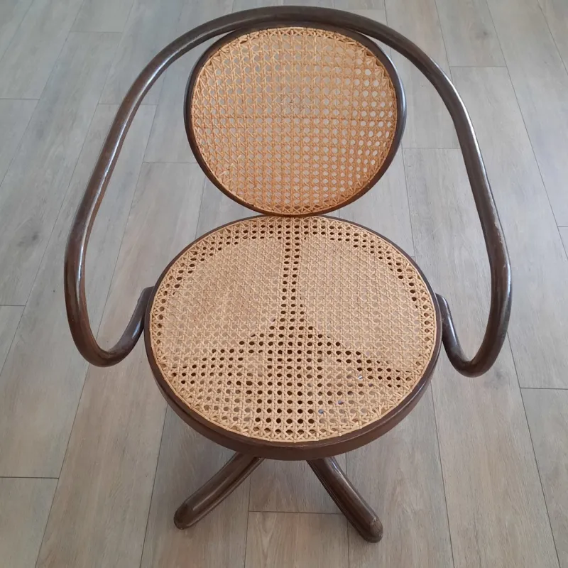 Clearance Pamono No. 5501 Swivel Chair in Bentwood from Thonet/ZPM Radomsko, 1960s