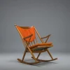 Pamono No. 182 Teak Rocking Chair by Frank Reenskaug for Bramin, 1960s> Rocking Chairs