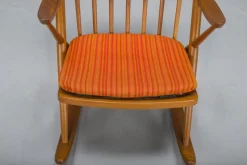 Pamono No. 182 Teak Rocking Chair by Frank Reenskaug for Bramin, 1960s> Rocking Chairs